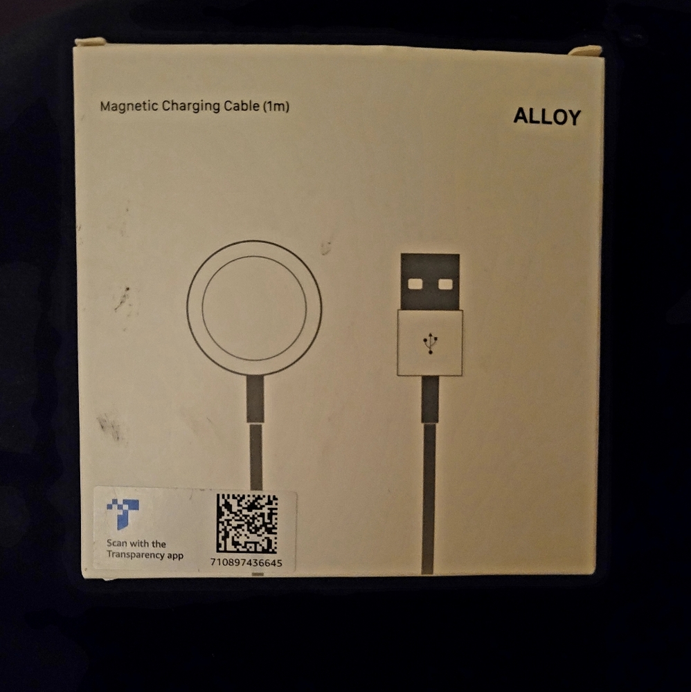 🔥🔥HP🔥🔥1-25-23🔥🔥NWOT ALLOY MAGNETIC CHARGING CABLE(1M) PINK